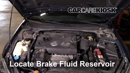 2005 Nissan Altima S 2.5L 4 Cyl. Brake Fluid Add Fluid